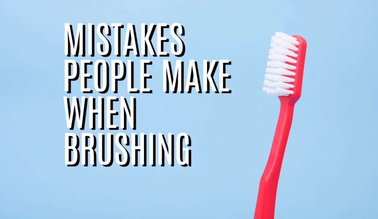 Mistakes People Make When Brushing